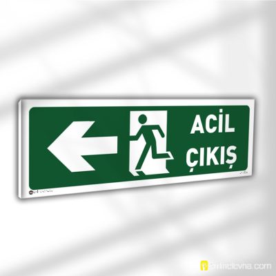 Acil Çıkış Sol Yönlendirme