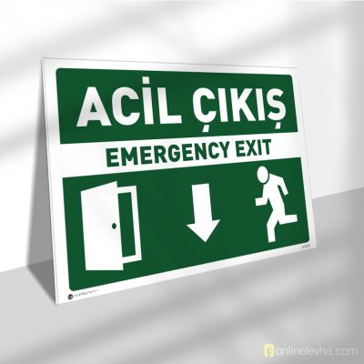 Acil Çıkış Aşağı Yön