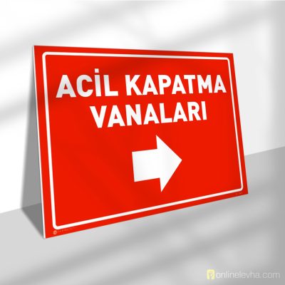 Acil Kapatma Vanaları Sağ Yön