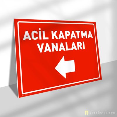 Acil Kapatma Vanaları Sol Yön