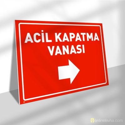 Acil Kapatma Vanası Sağ Yön