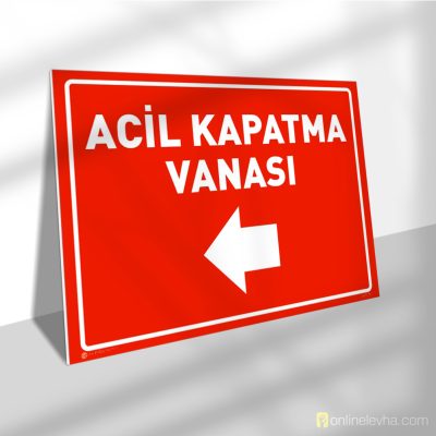 Acil Kapatma Vanası Sol Yönlendirme