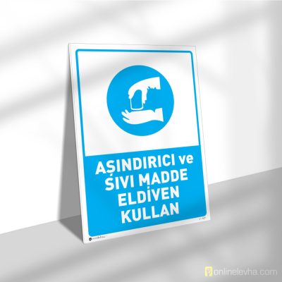 Aşındırıcı ve Sıvı Madde Eldiven Kullan