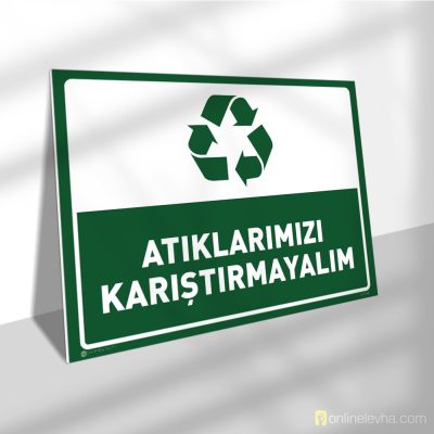 Atıklarımızı Karıştırmayalım