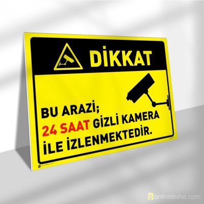 Bu Arazi 24 Saat Gizli Kamera İle İzlenmektedir