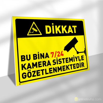 Dikkat Bu Bina 7/24 Kamera Sistemiyle Gözetlenmektedir