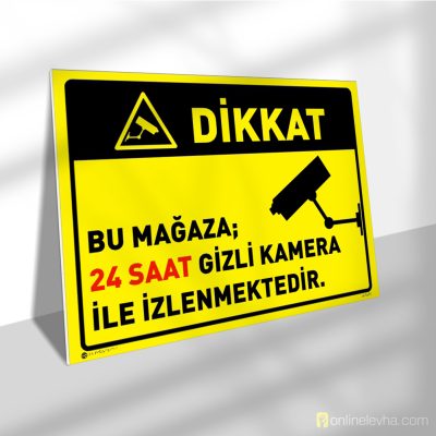 Bu Mağaza 24 Saat Gizli Kamera İle İzlenmektedir