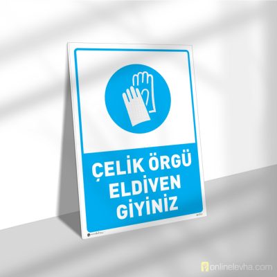 Çelik Örgü Eldiven Giyiniz