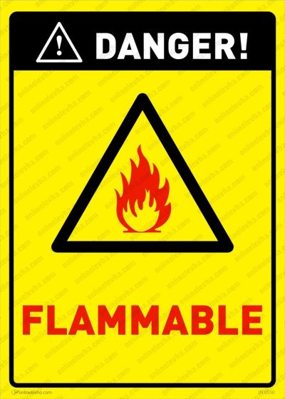 danger-flammable | İş Güvenlik Levhaları