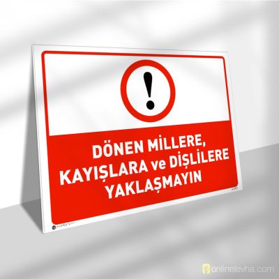 Dönen Millere Kayışlara ve Dişlilere Yaklaşmayın