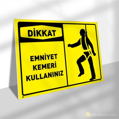 Dikkat Emniyet Kemeri Kullanınız