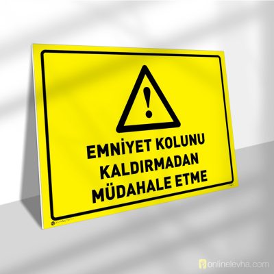 Emniyet Kolunu Kaldırmadan Müdahale Etme