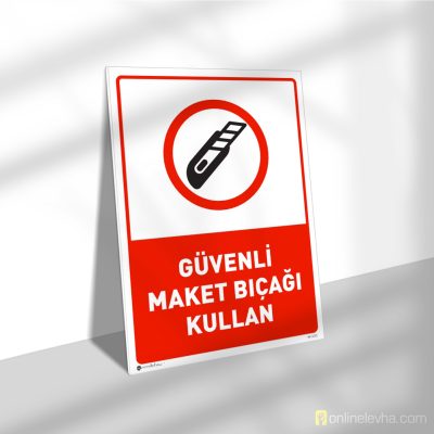 Güvenli Maket Bıçağı Kullan