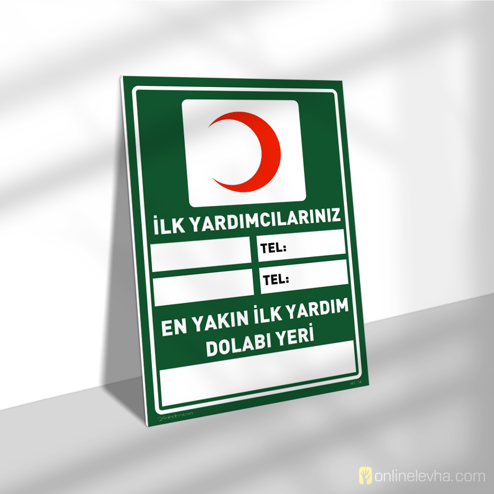 İlkyardımcı Personel | İş Güvenlik Levhaları İlkyardımcı Personel