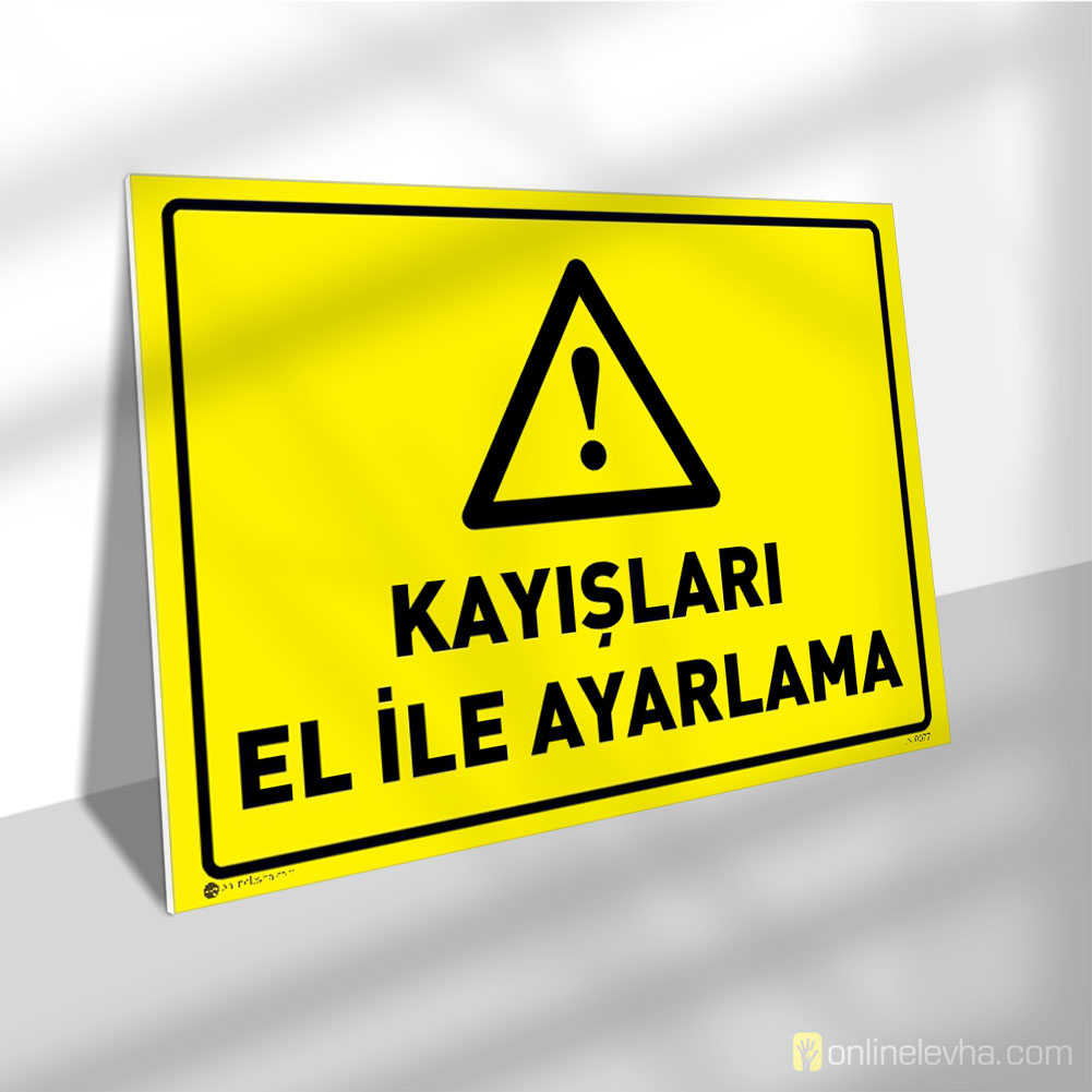 Kayışları İle Ayarlama | İş Güvenlik Levhaları Kayışları İle Ayarlama