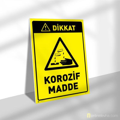Dikkat Korozif Madde