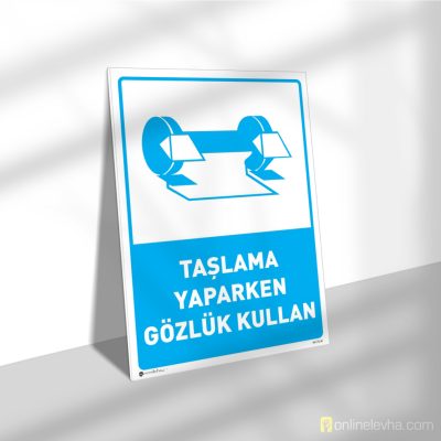 Taşlama Yaparken Gözlük Kullan