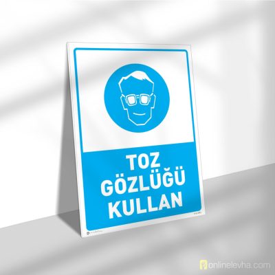 Toz Gözlüğü Kullan