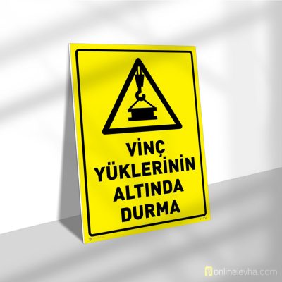 Vinç Yüklerinin Altında Durma