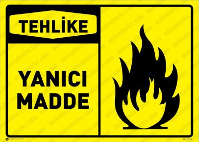 Tehlike Yanıcı Madde Levhası