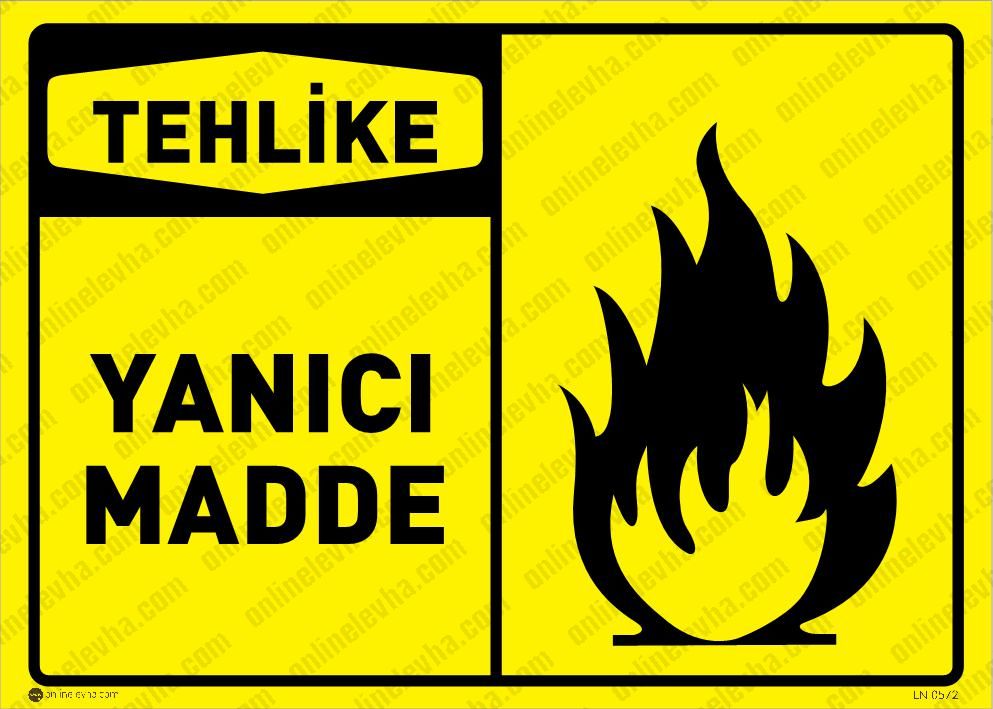 yanici-madde (4) | İş Güvenlik Levhaları
