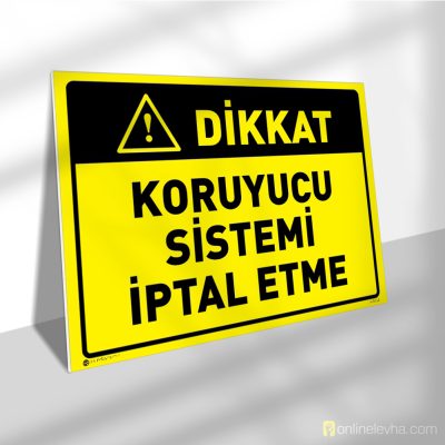 Koruyucu Sistemi İptal Etme