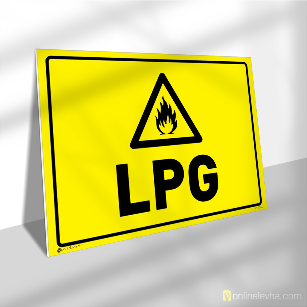 LPG | İş Güvenlik Levhaları LPG
