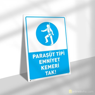 Paraşüt Tipi Emniyet Kemeri Tak