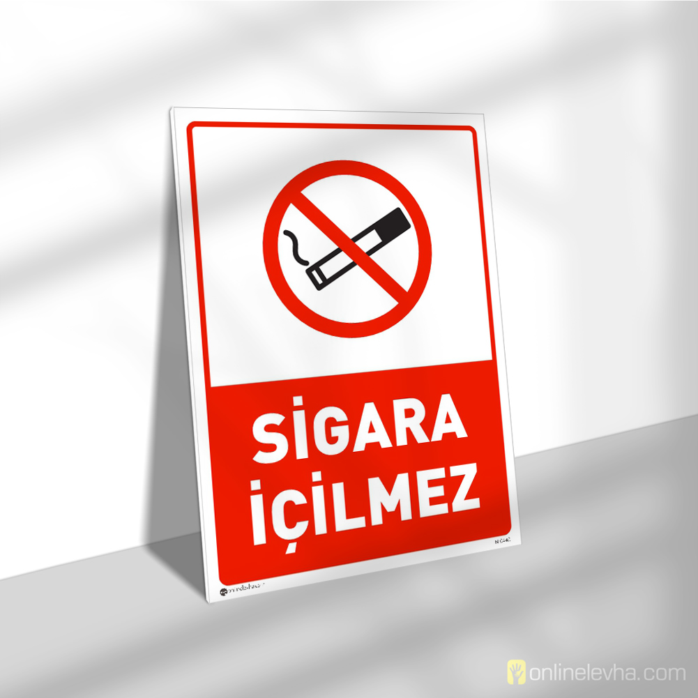 Sigara İçilmez | İş Güvenlik Levhaları Sigara İçilmez