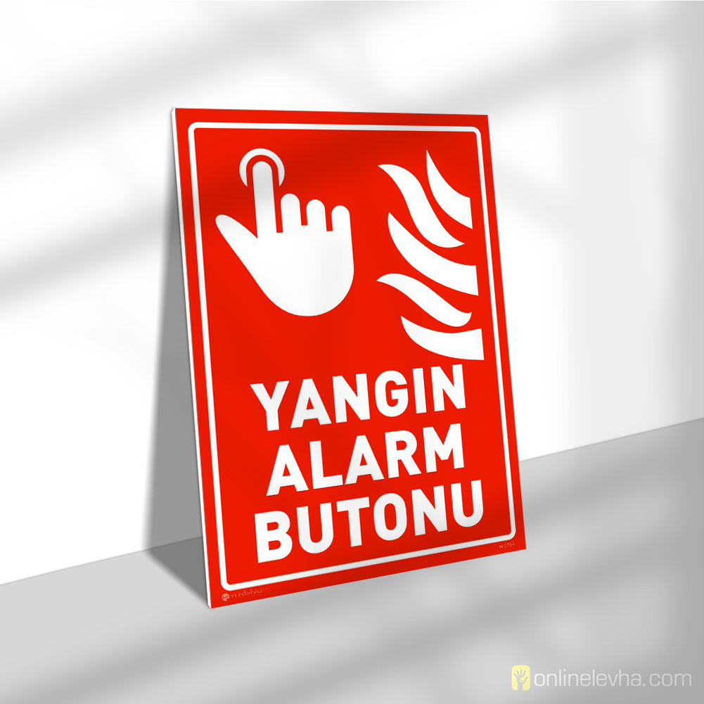 Yangın Alarm Butonu | İş Güvenlik Levhaları Yangın Alarm Butonu