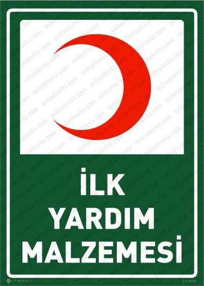 İlk Yardım Malzemesi Levhası