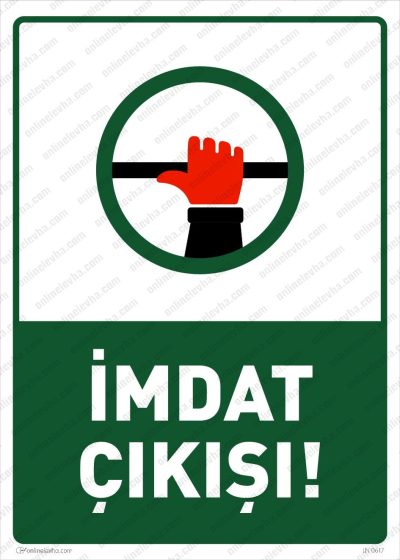 İmdat Çıkışı Levhası