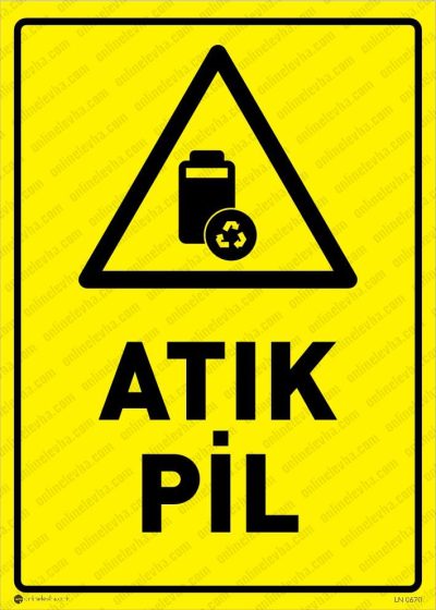 Atık Pil Levhası