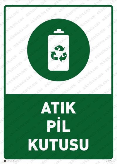 Atık Pil Kutusu Levhası