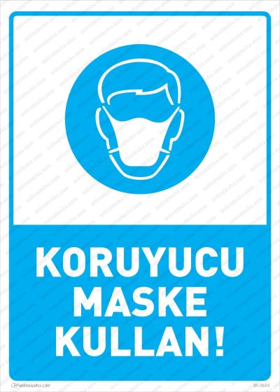 Koruyucu Maske Kullan Levhası