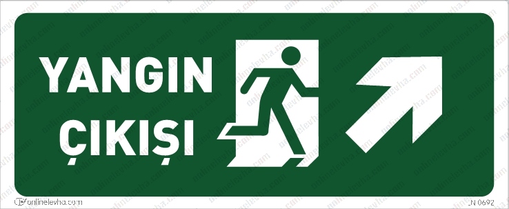yangin-cikisi-yukari-sag-capraz | İş Güvenlik Levhaları