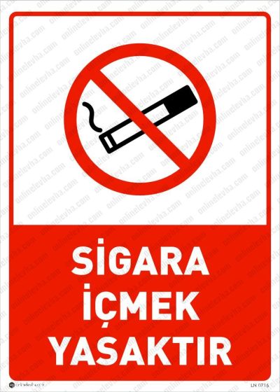 Sigara İçmek Yasaktır Levhası