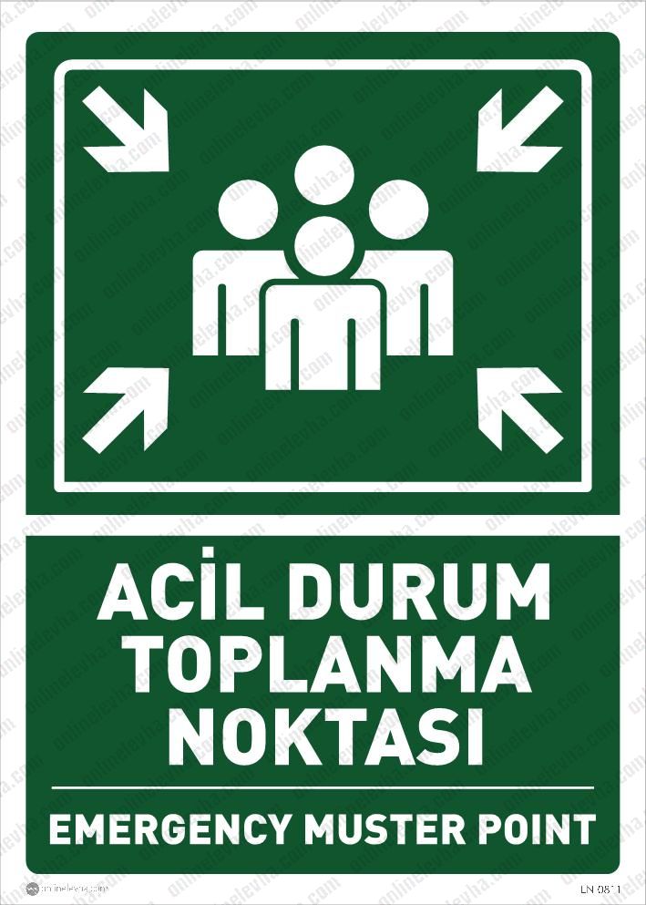 acil-durum-toplanma-noktasi-emergency | İş Güvenlik Levhaları