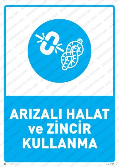 arizali-halatve-zincir-kullanma | İş Güvenlik Levhaları