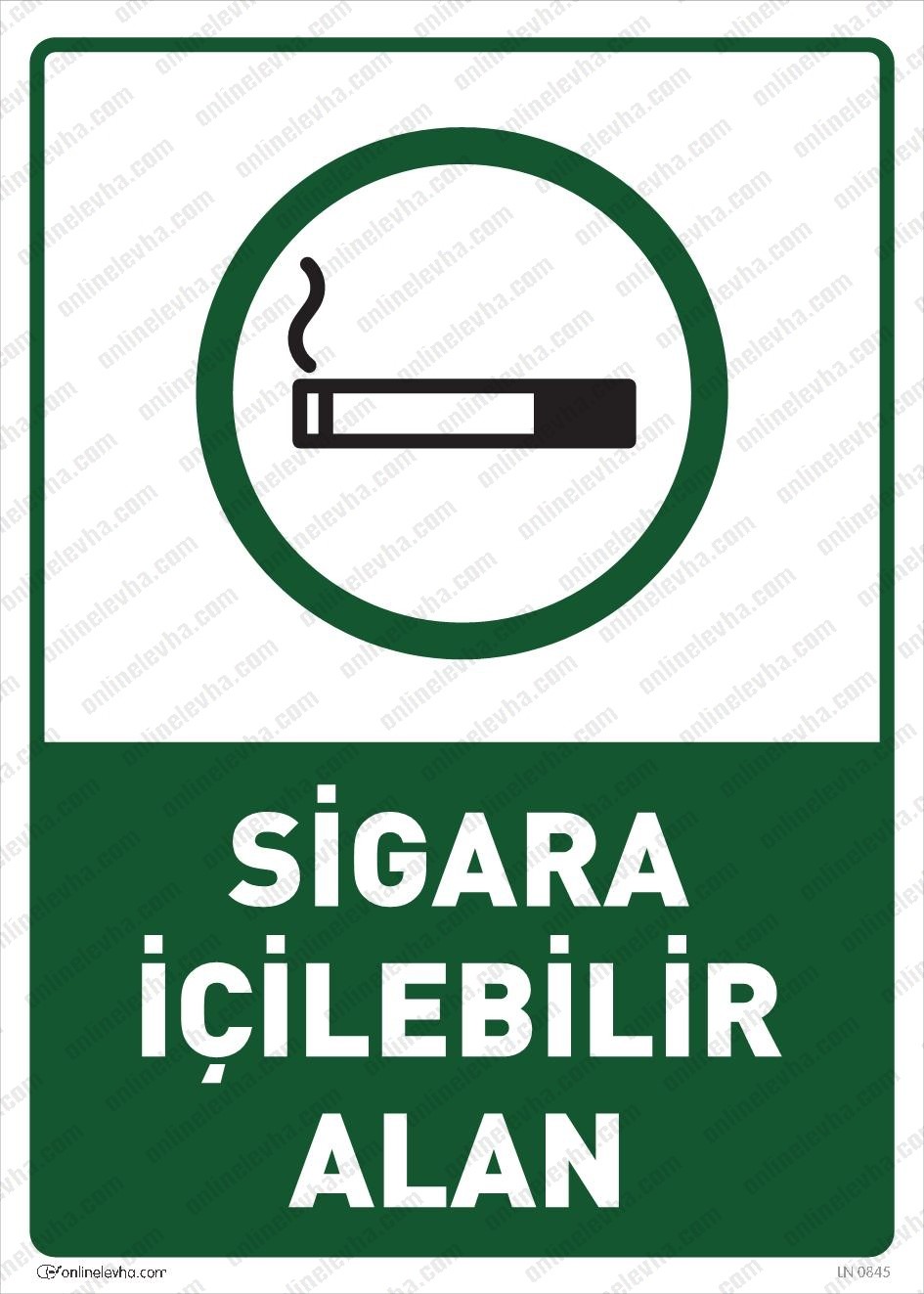 sigara-icilebilir-alan | İş Güvenlik Levhaları