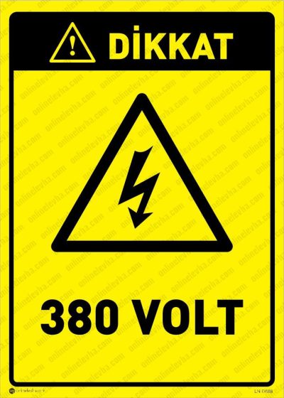 380-volt (2) | İş Güvenlik Levhaları