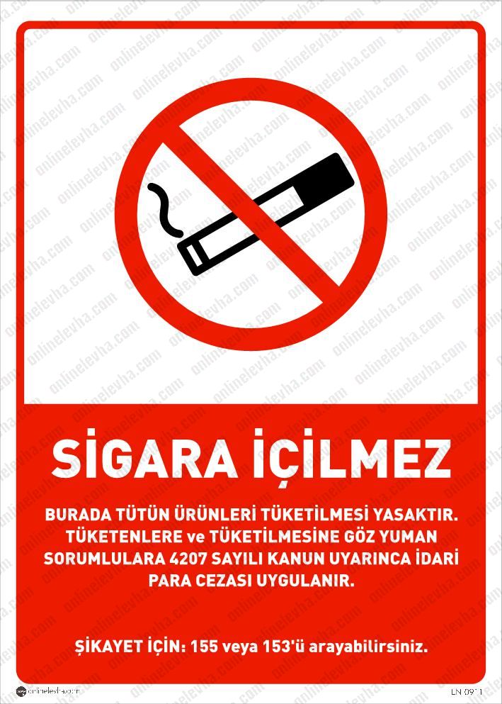 burada-tutun-urunleri-tuketilmesi-yasaktir | İş Güvenlik Levhaları