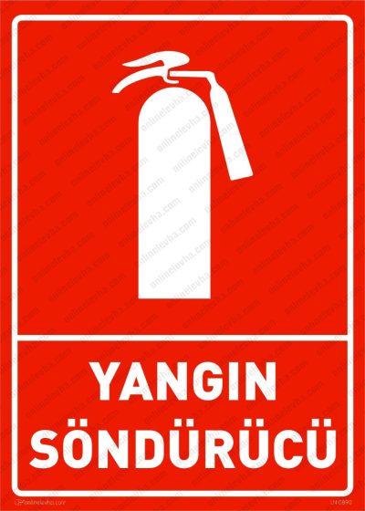 Yangın Söndürücü Levhası