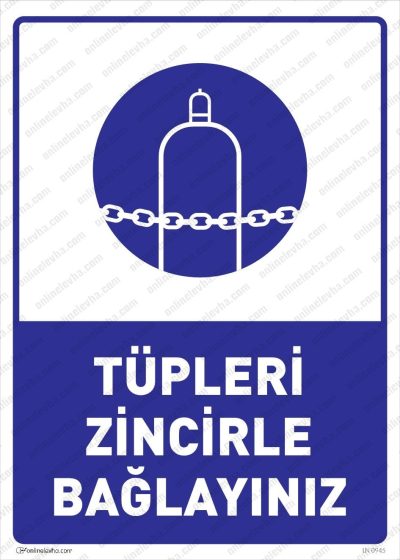 Tüpleri Zincirle Bağlayınız Levhası