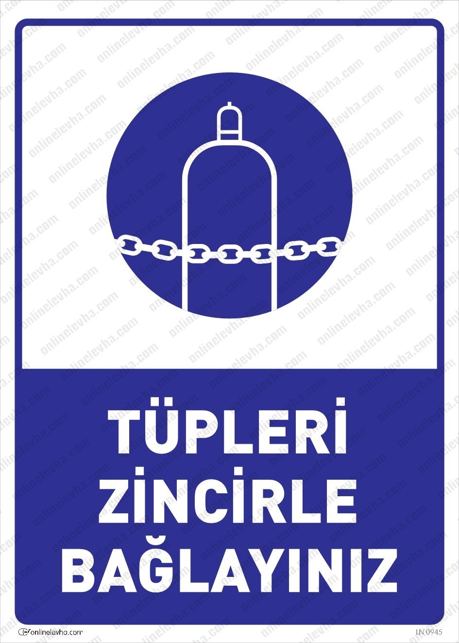 tupleri-zincirle-baglayiniz-levhasi | İş Güvenlik Levhaları