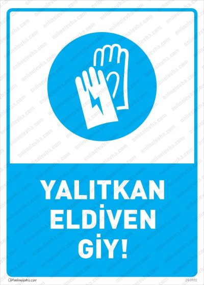 Yalıtkan Eldiven Giy Levhası