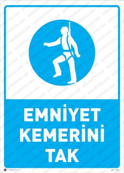 Emniyet Kemerini Tak Levhası