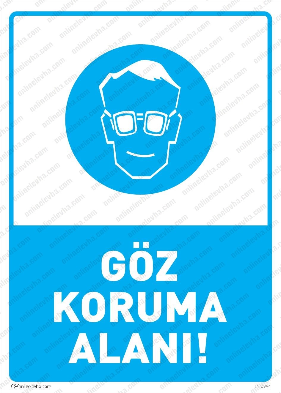 goz-koruma-alani-levhasi | İş Güvenlik Levhaları