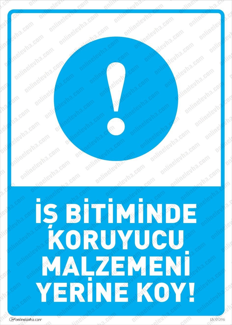 is bitiminde-koruyucu-malzemeni-yerine-koy | İş Güvenlik Levhaları