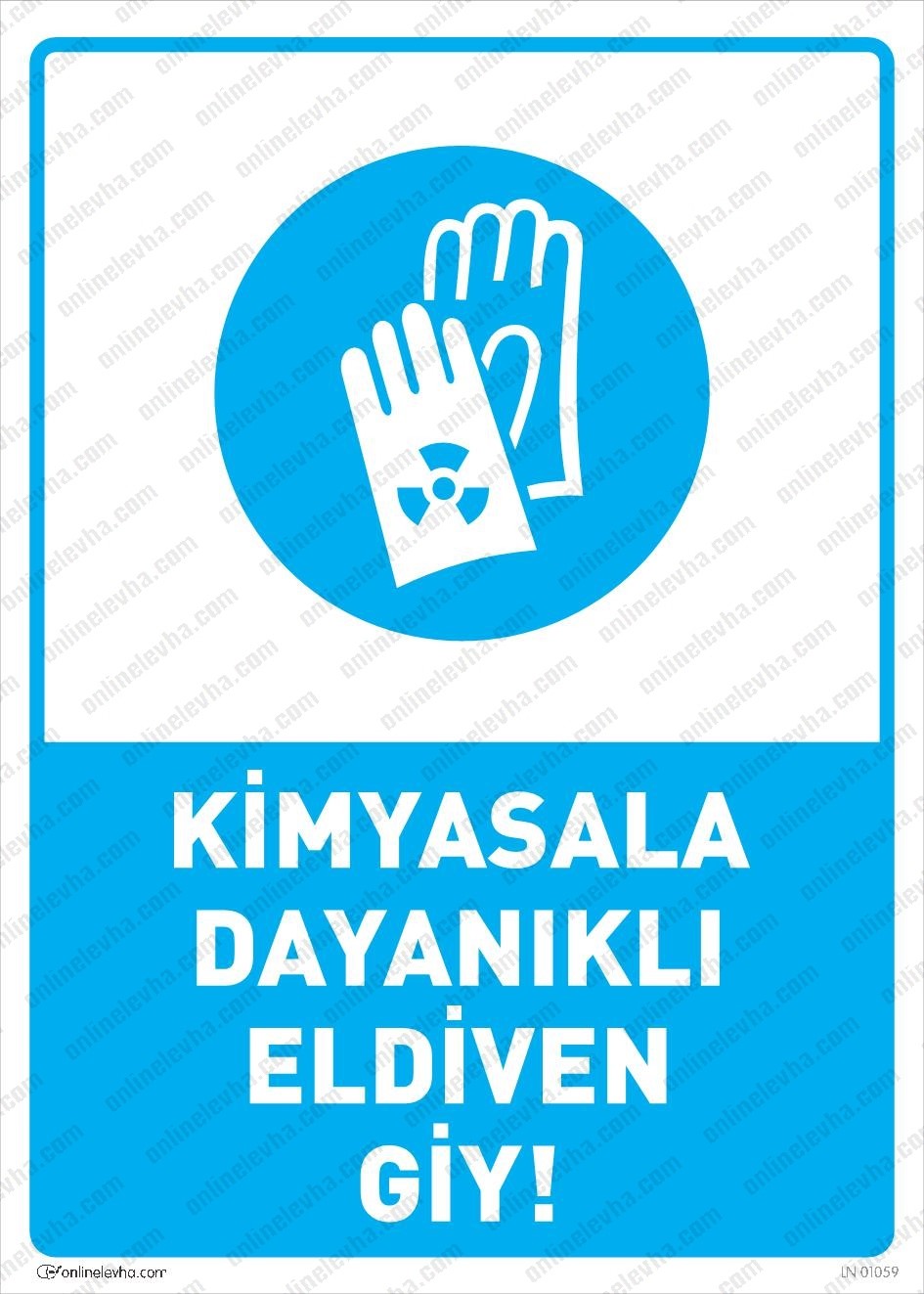 kimyasala-dayanikli-eldiven-giy | İş Güvenlik Levhaları
